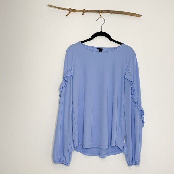 Ann Taylor Ruffle Sleeve Top - Picture 4 of 13